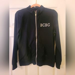 NWT - 2 pc BCBG Maxeria Embellished Jog Suit (2 piece) - Size L